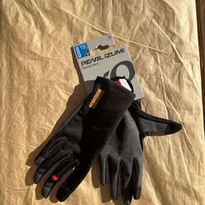 Pearl Izumi Men's Black and Gray Thermal Gloves